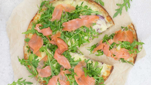 Smoked Salmon & Arugula Pizza – A Malibu-Style Favorite