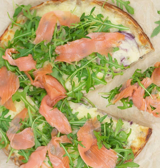 Smoked Salmon & Arugula Pizza – A Malibu-Style Favorite