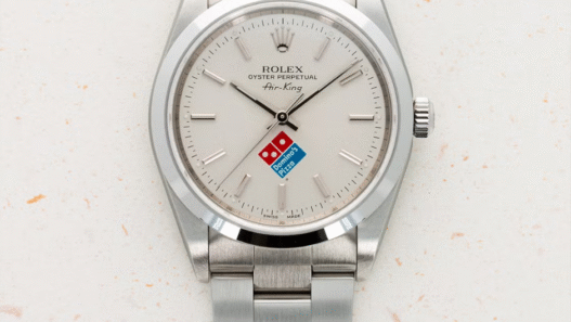 Domino’s Pizza Rolex worn on wrist as loyalty reward