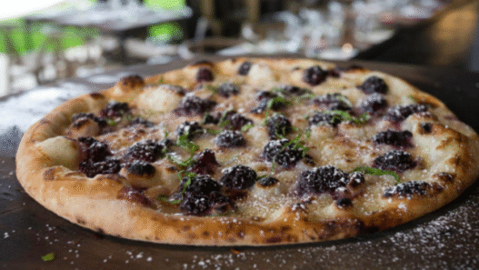 Gaucho Heat Pizza with chimichurri steak and LA-inspired spicy toppings