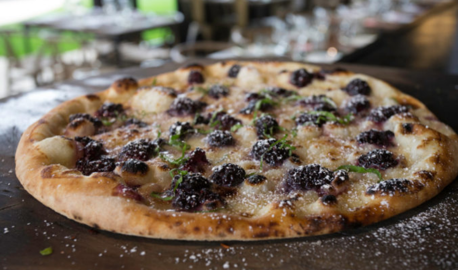 Gaucho Heat Pizza with chimichurri steak and LA-inspired spicy toppings