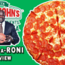 Shaq-a-Roni pizza full-time menu item with extra pepperoni and cheese