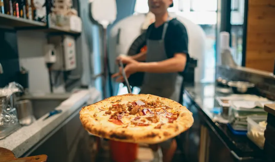 Chicken BBQ pizza