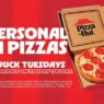 Pizza Hut $2 Tuesday deal pepperoni pizza box