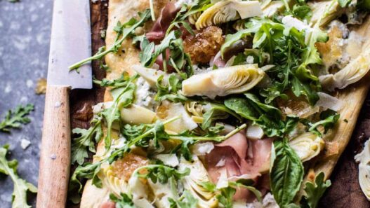 Artichoke Lemon Ricotta Pizza