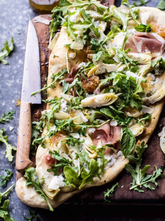 Artichoke Lemon Ricotta Pizza