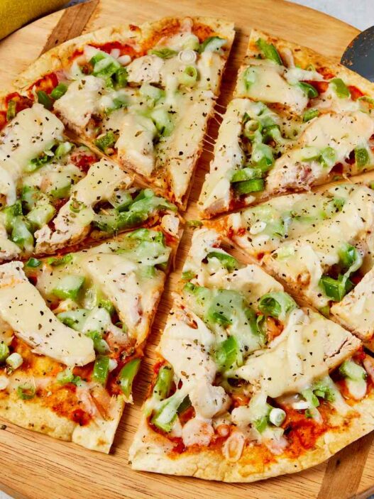 Easy Tortilla Pizza