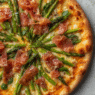 Asparagus & Prosciutto with Truffle Oil pizza